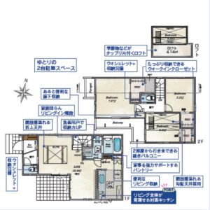 東久留米市中央町４丁目【新築戸建】カースペース２台可🚗🚙＋３WIC付